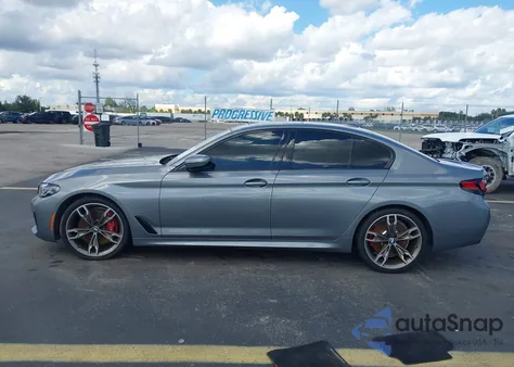 2023 BMW M550 I xDrive из США, поврежденный, VIN WBA13BK06PCM13678